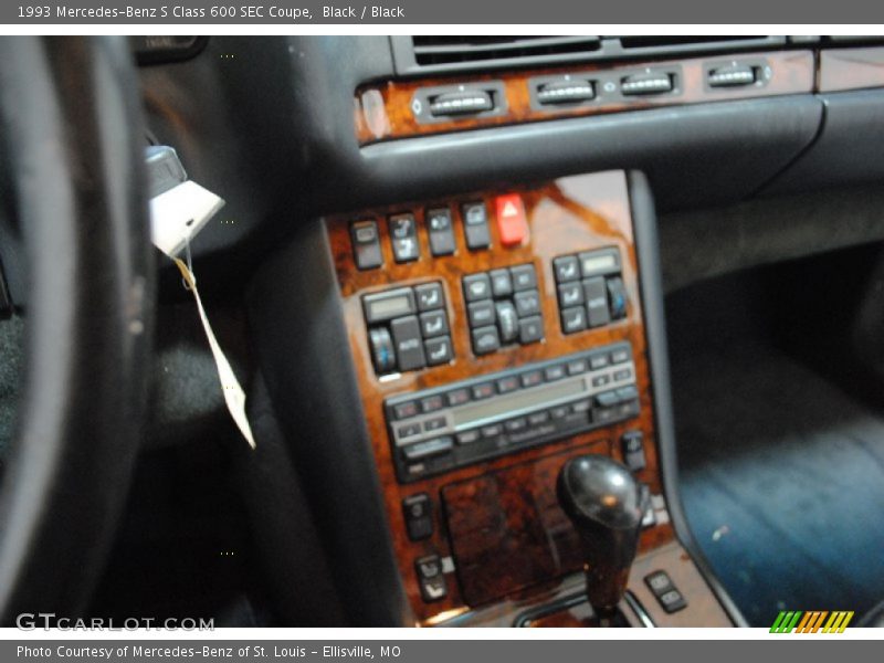 Controls of 1993 S Class 600 SEC Coupe