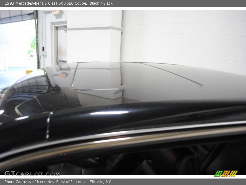 Black / Black 1993 Mercedes-Benz S Class 600 SEC Coupe