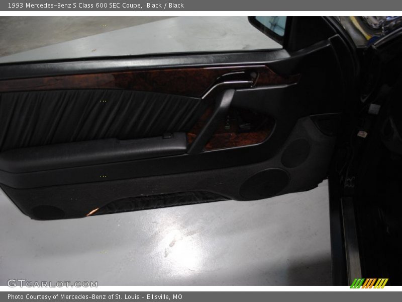 Black / Black 1993 Mercedes-Benz S Class 600 SEC Coupe
