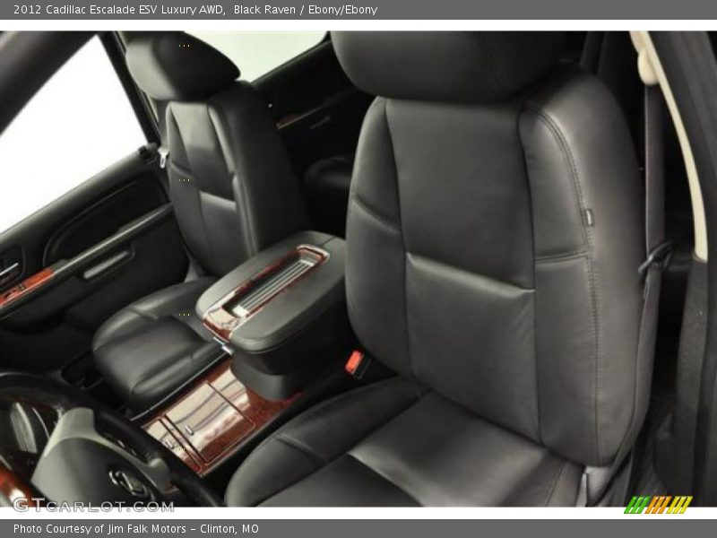 Black Raven / Ebony/Ebony 2012 Cadillac Escalade ESV Luxury AWD