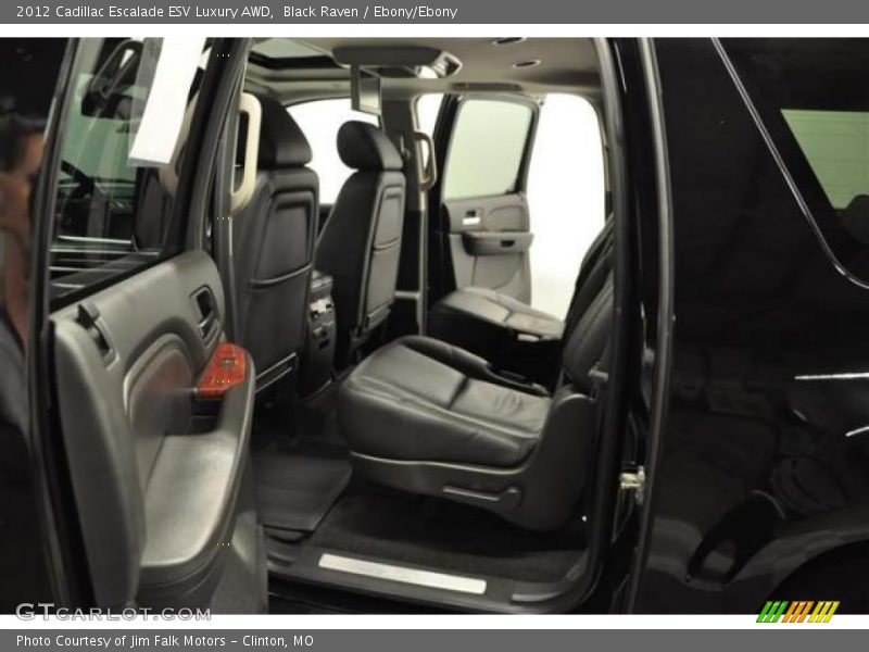 Black Raven / Ebony/Ebony 2012 Cadillac Escalade ESV Luxury AWD