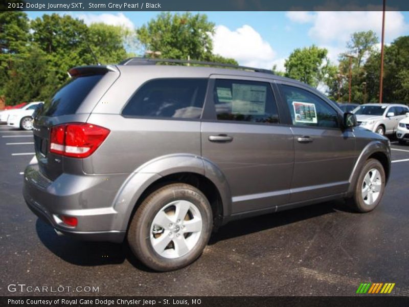 Storm Grey Pearl / Black 2012 Dodge Journey SXT