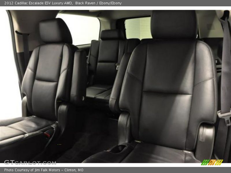 Black Raven / Ebony/Ebony 2012 Cadillac Escalade ESV Luxury AWD