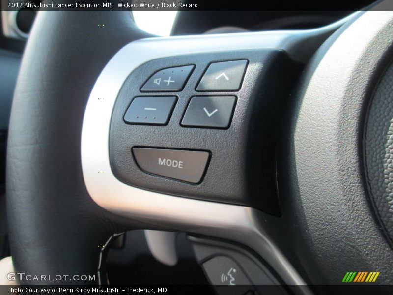 Controls of 2012 Lancer Evolution MR