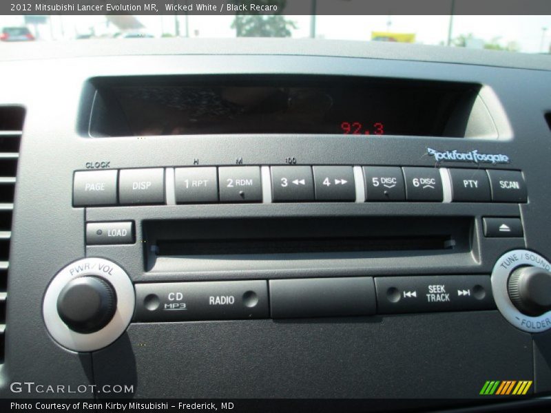 Audio System of 2012 Lancer Evolution MR
