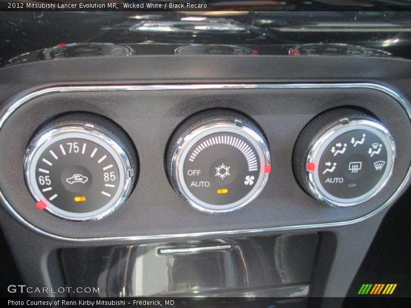 Controls of 2012 Lancer Evolution MR