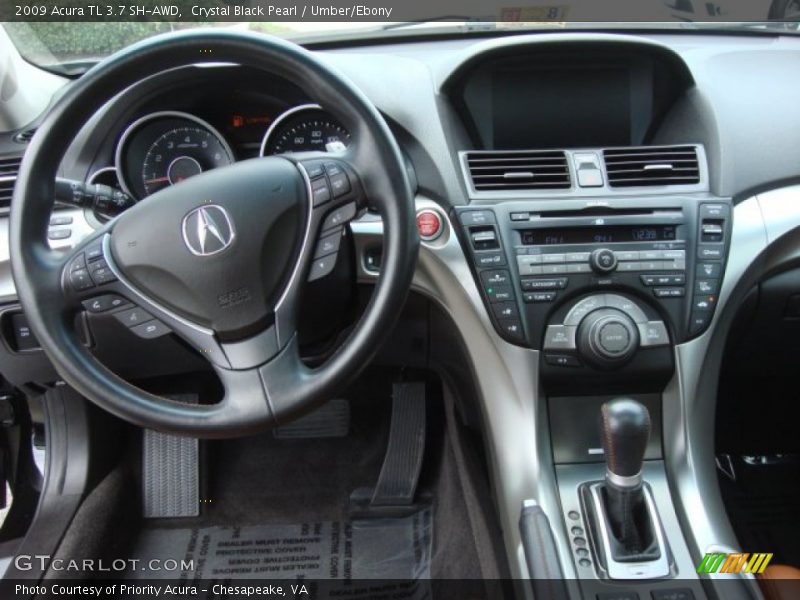 Dashboard of 2009 TL 3.7 SH-AWD