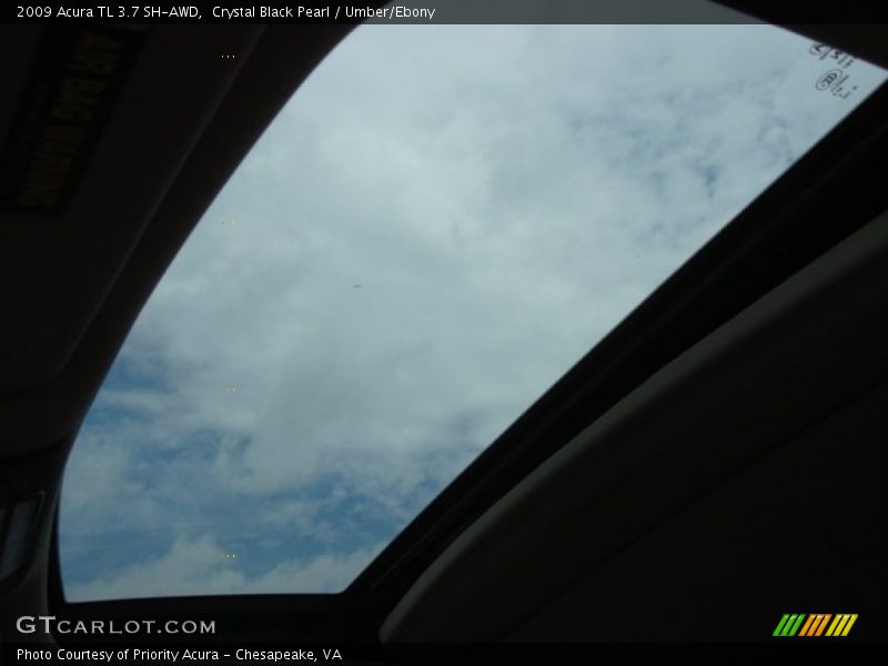Sunroof of 2009 TL 3.7 SH-AWD