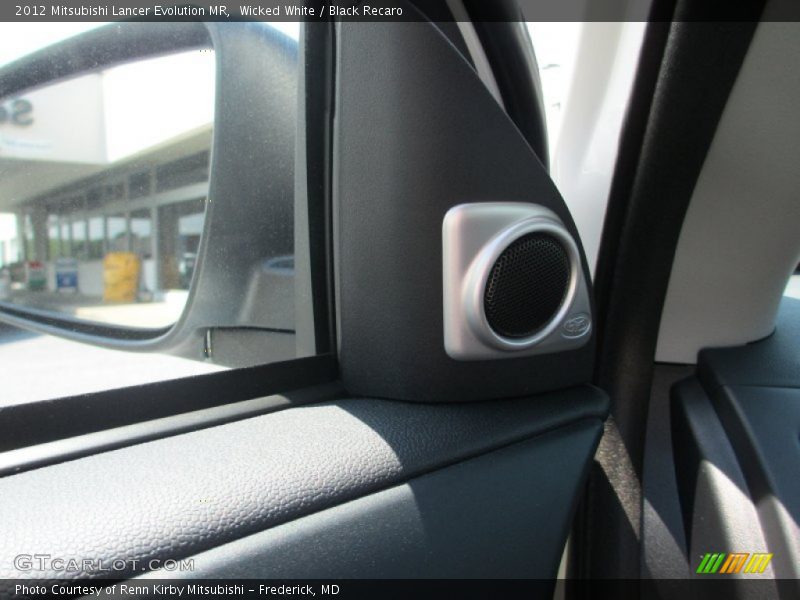 Wicked White / Black Recaro 2012 Mitsubishi Lancer Evolution MR