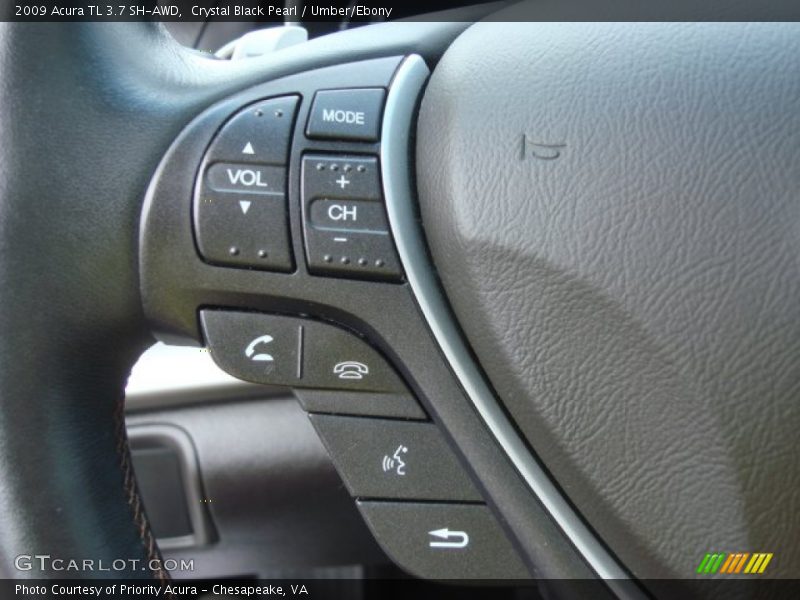 Controls of 2009 TL 3.7 SH-AWD