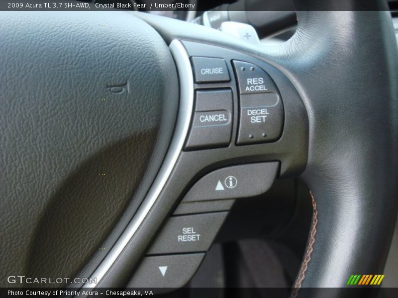 Controls of 2009 TL 3.7 SH-AWD
