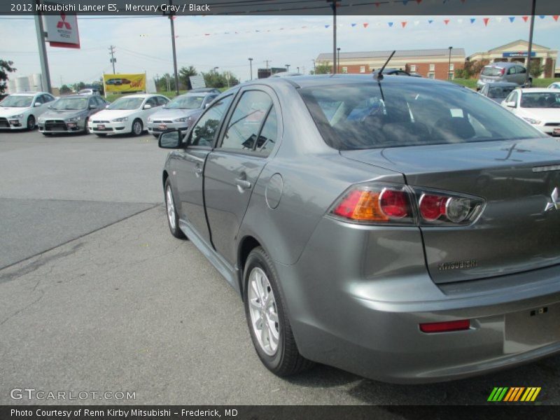 Mercury Gray / Black 2012 Mitsubishi Lancer ES