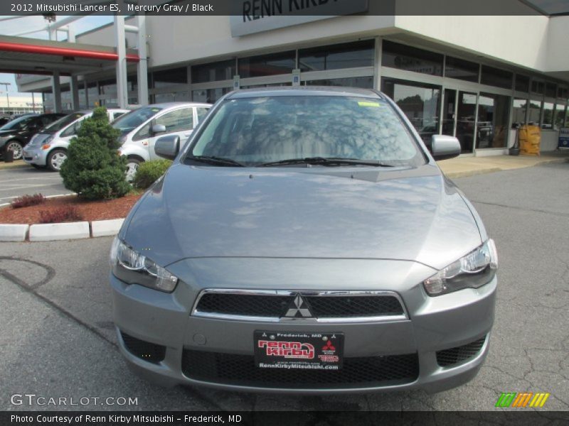 Mercury Gray / Black 2012 Mitsubishi Lancer ES