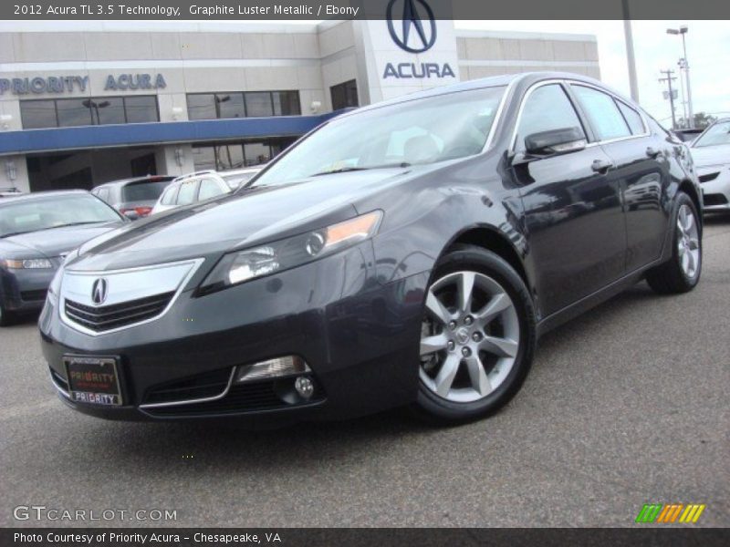 Graphite Luster Metallic / Ebony 2012 Acura TL 3.5 Technology