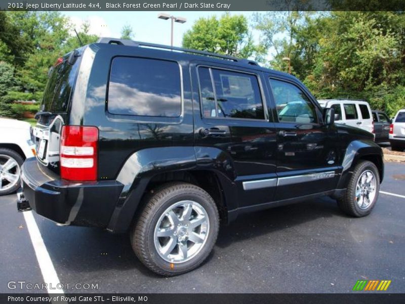 Black Forest Green Pearl / Dark Slate Gray 2012 Jeep Liberty Latitude 4x4