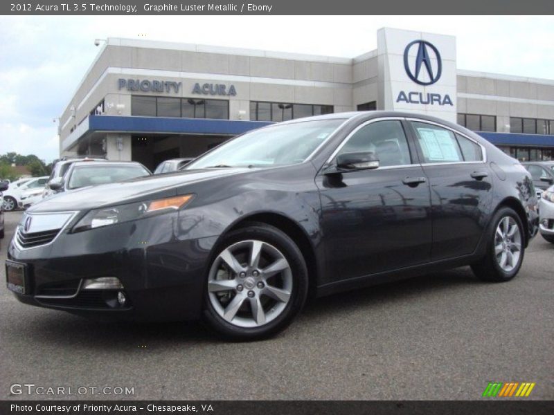 Graphite Luster Metallic / Ebony 2012 Acura TL 3.5 Technology