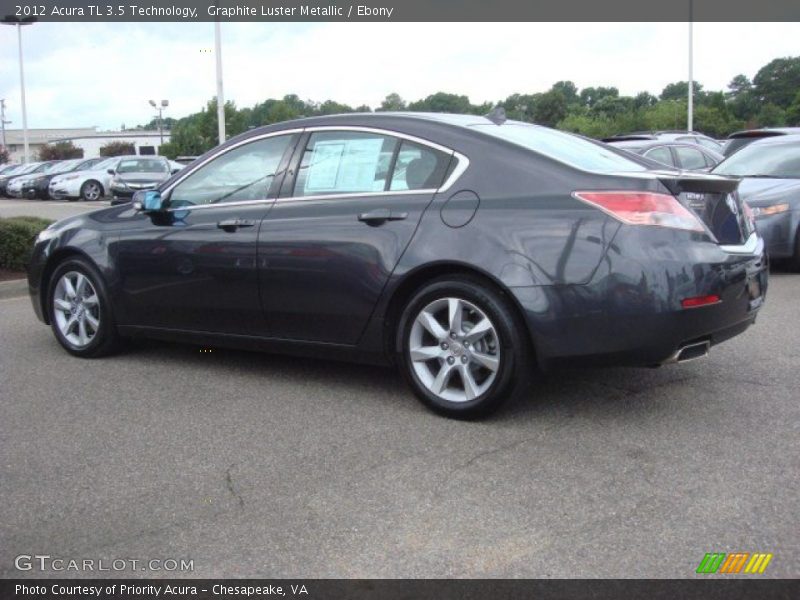 Graphite Luster Metallic / Ebony 2012 Acura TL 3.5 Technology