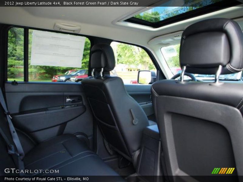 Black Forest Green Pearl / Dark Slate Gray 2012 Jeep Liberty Latitude 4x4