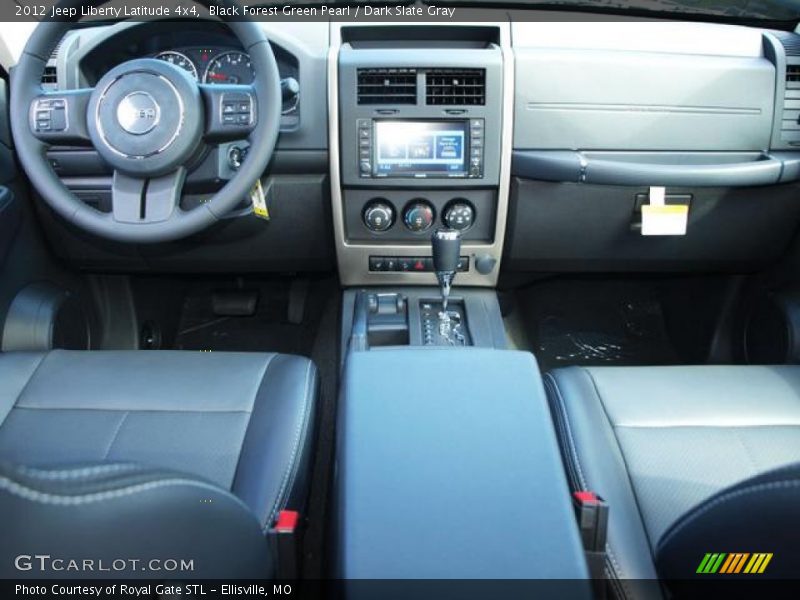 Black Forest Green Pearl / Dark Slate Gray 2012 Jeep Liberty Latitude 4x4