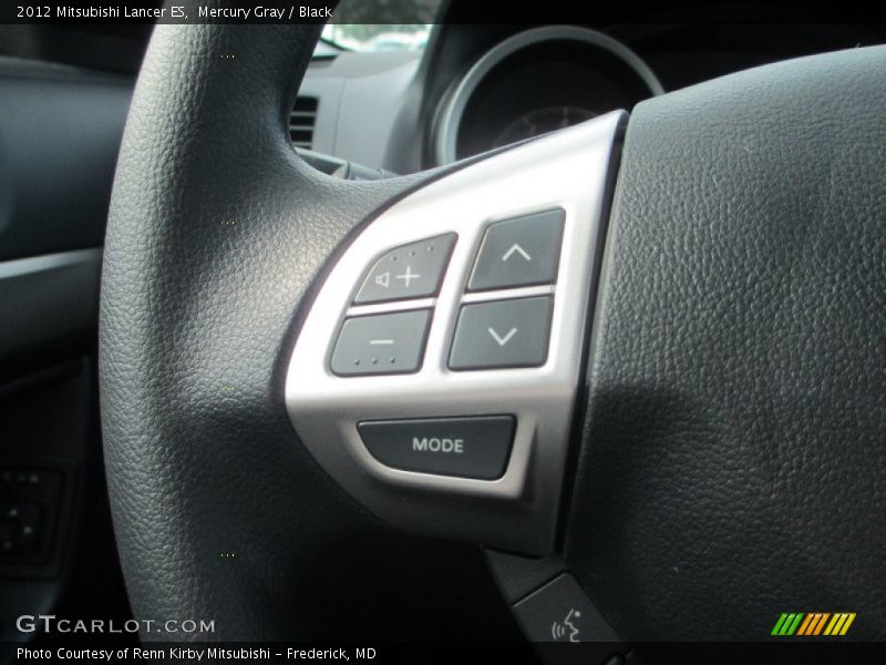 Mercury Gray / Black 2012 Mitsubishi Lancer ES