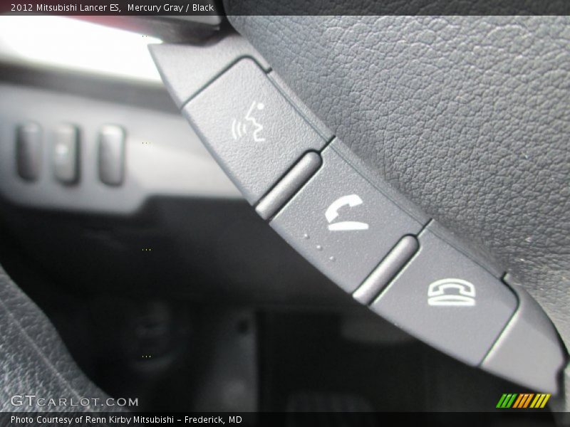 Mercury Gray / Black 2012 Mitsubishi Lancer ES