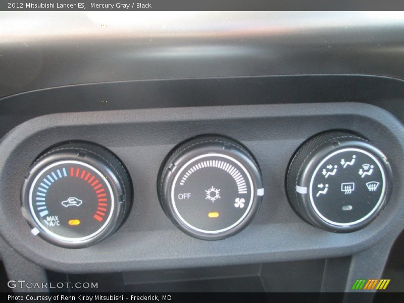 Mercury Gray / Black 2012 Mitsubishi Lancer ES