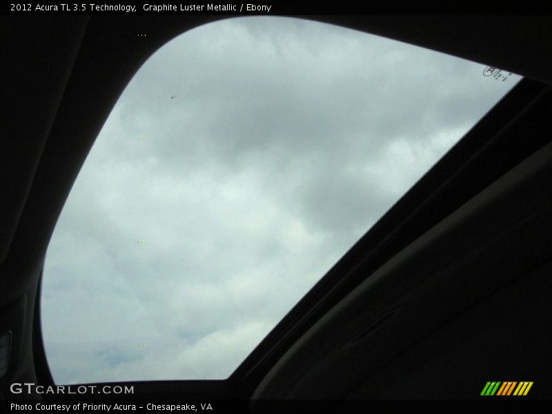 Graphite Luster Metallic / Ebony 2012 Acura TL 3.5 Technology