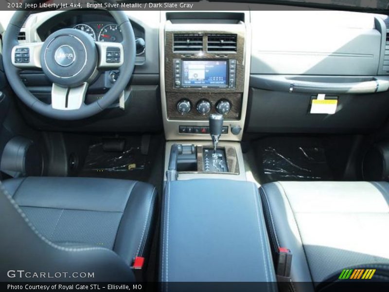 Bright Silver Metallic / Dark Slate Gray 2012 Jeep Liberty Jet 4x4
