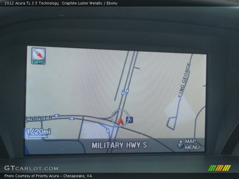 Graphite Luster Metallic / Ebony 2012 Acura TL 3.5 Technology