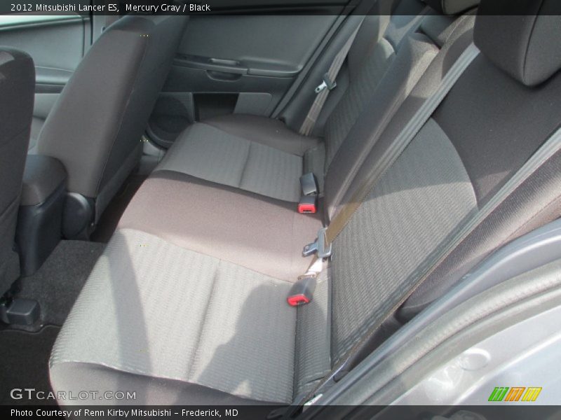 Mercury Gray / Black 2012 Mitsubishi Lancer ES