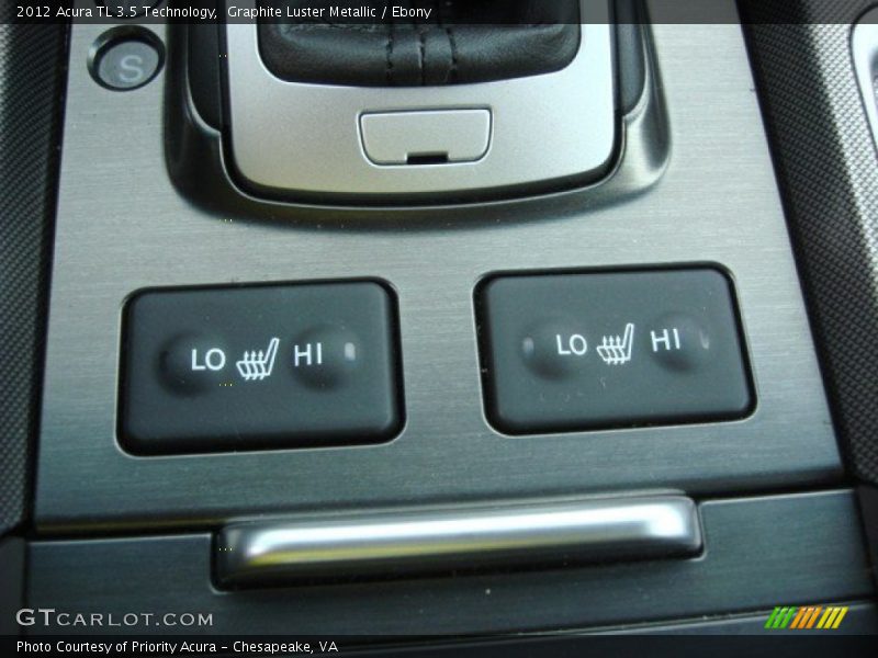 Graphite Luster Metallic / Ebony 2012 Acura TL 3.5 Technology