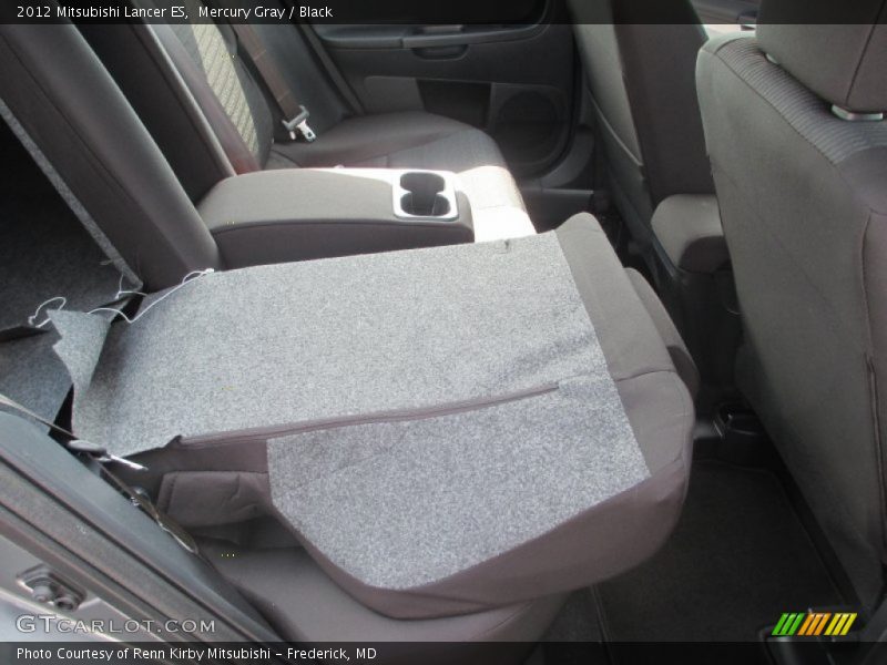 Mercury Gray / Black 2012 Mitsubishi Lancer ES