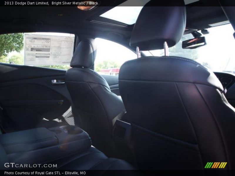 Bright Silver Metallic / Black 2013 Dodge Dart Limited