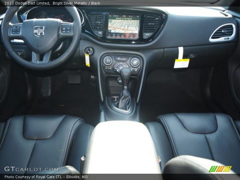 Bright Silver Metallic / Black 2013 Dodge Dart Limited