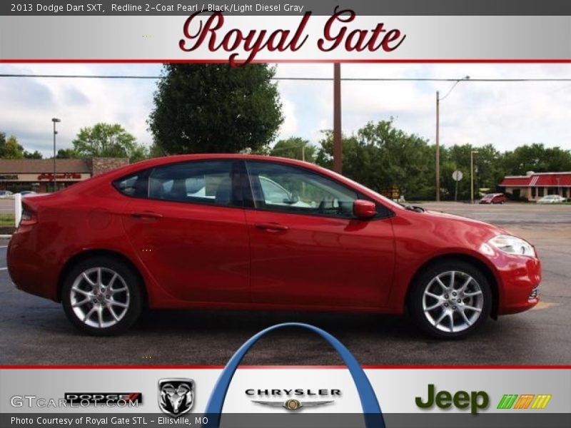 Redline 2-Coat Pearl / Black/Light Diesel Gray 2013 Dodge Dart SXT