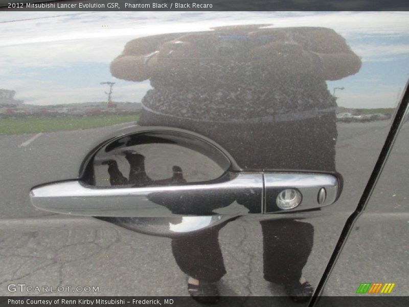 Phantom Black / Black Recaro 2012 Mitsubishi Lancer Evolution GSR