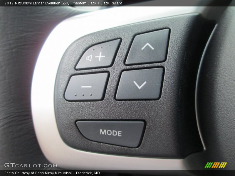 Controls of 2012 Lancer Evolution GSR