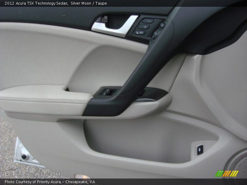 Silver Moon / Taupe 2012 Acura TSX Technology Sedan