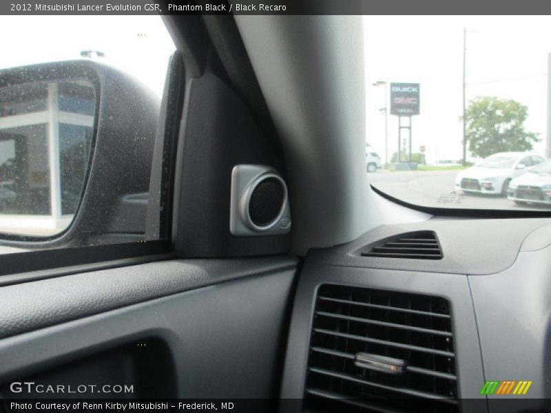 Phantom Black / Black Recaro 2012 Mitsubishi Lancer Evolution GSR