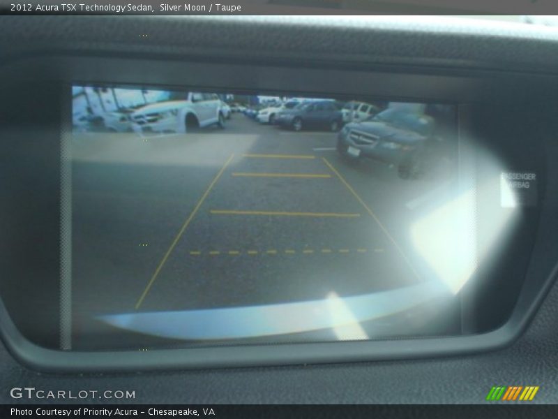 Silver Moon / Taupe 2012 Acura TSX Technology Sedan