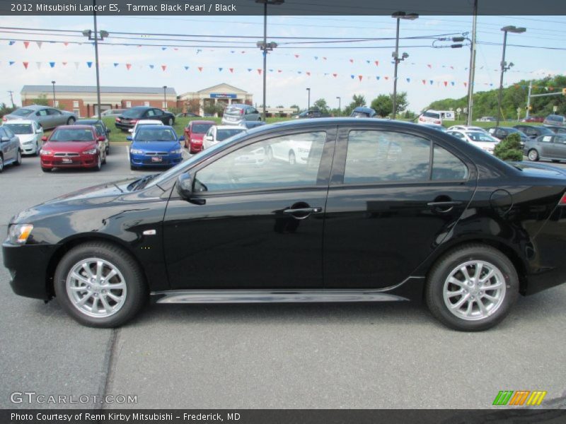 Tarmac Black Pearl / Black 2012 Mitsubishi Lancer ES