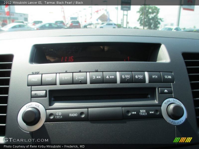 Tarmac Black Pearl / Black 2012 Mitsubishi Lancer ES