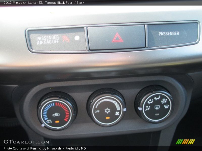 Tarmac Black Pearl / Black 2012 Mitsubishi Lancer ES