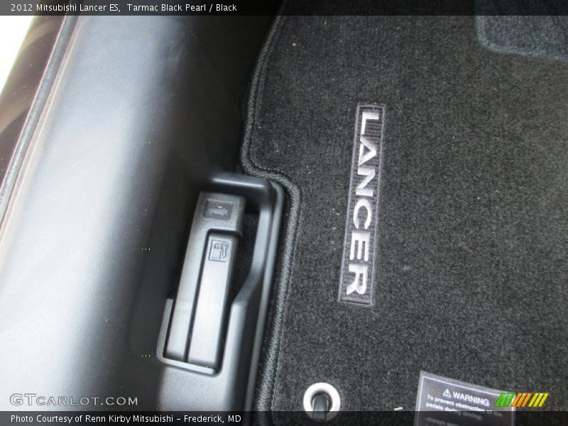 Tarmac Black Pearl / Black 2012 Mitsubishi Lancer ES
