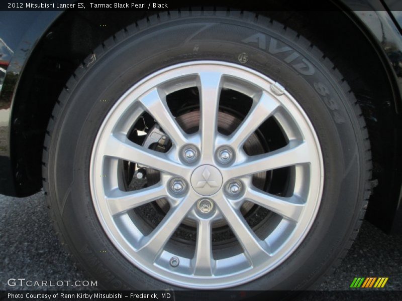 Tarmac Black Pearl / Black 2012 Mitsubishi Lancer ES