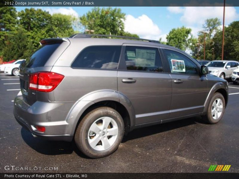 Storm Grey Pearl / Black 2012 Dodge Journey SXT