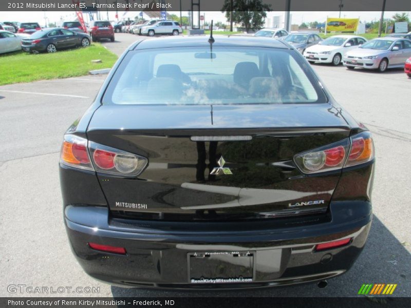 Tarmac Black Pearl / Black 2012 Mitsubishi Lancer ES
