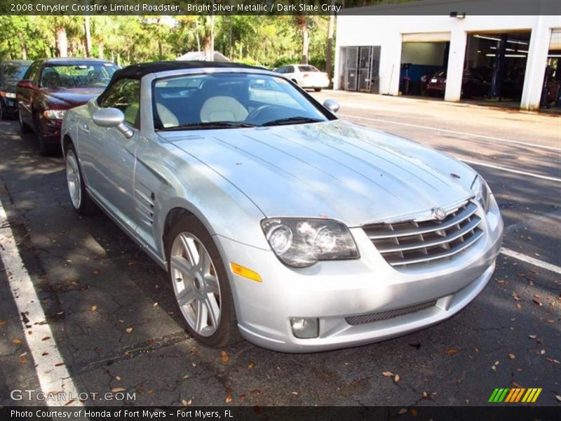 Bright Silver Metallic / Dark Slate Gray 2008 Chrysler Crossfire Limited Roadster