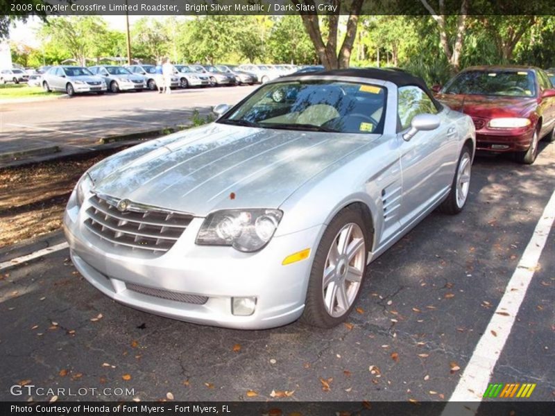 Bright Silver Metallic / Dark Slate Gray 2008 Chrysler Crossfire Limited Roadster
