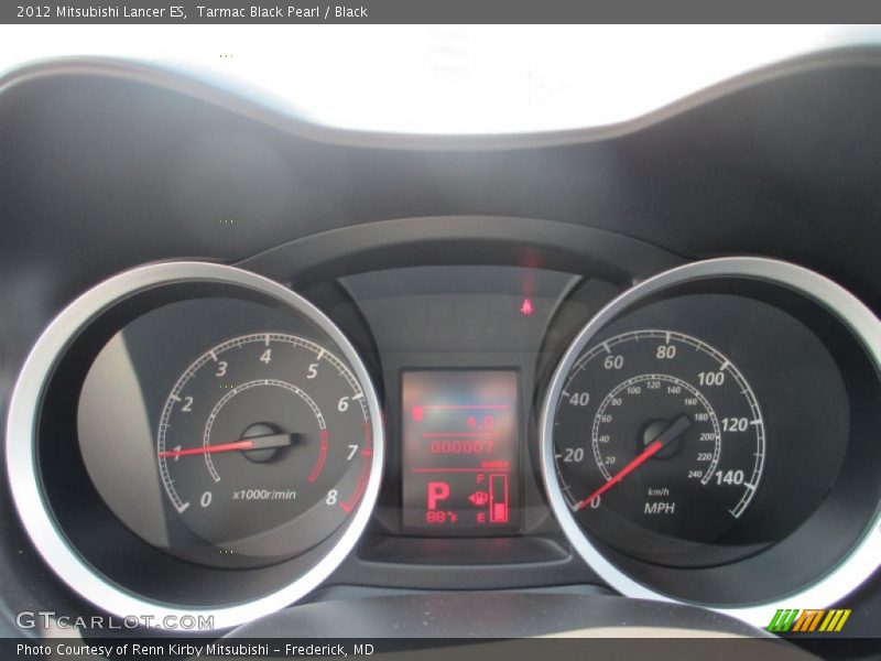 Tarmac Black Pearl / Black 2012 Mitsubishi Lancer ES